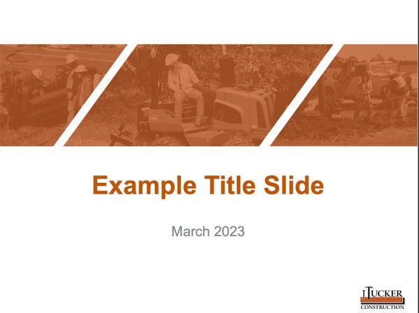 J Tucker Branded PowerPoint Template