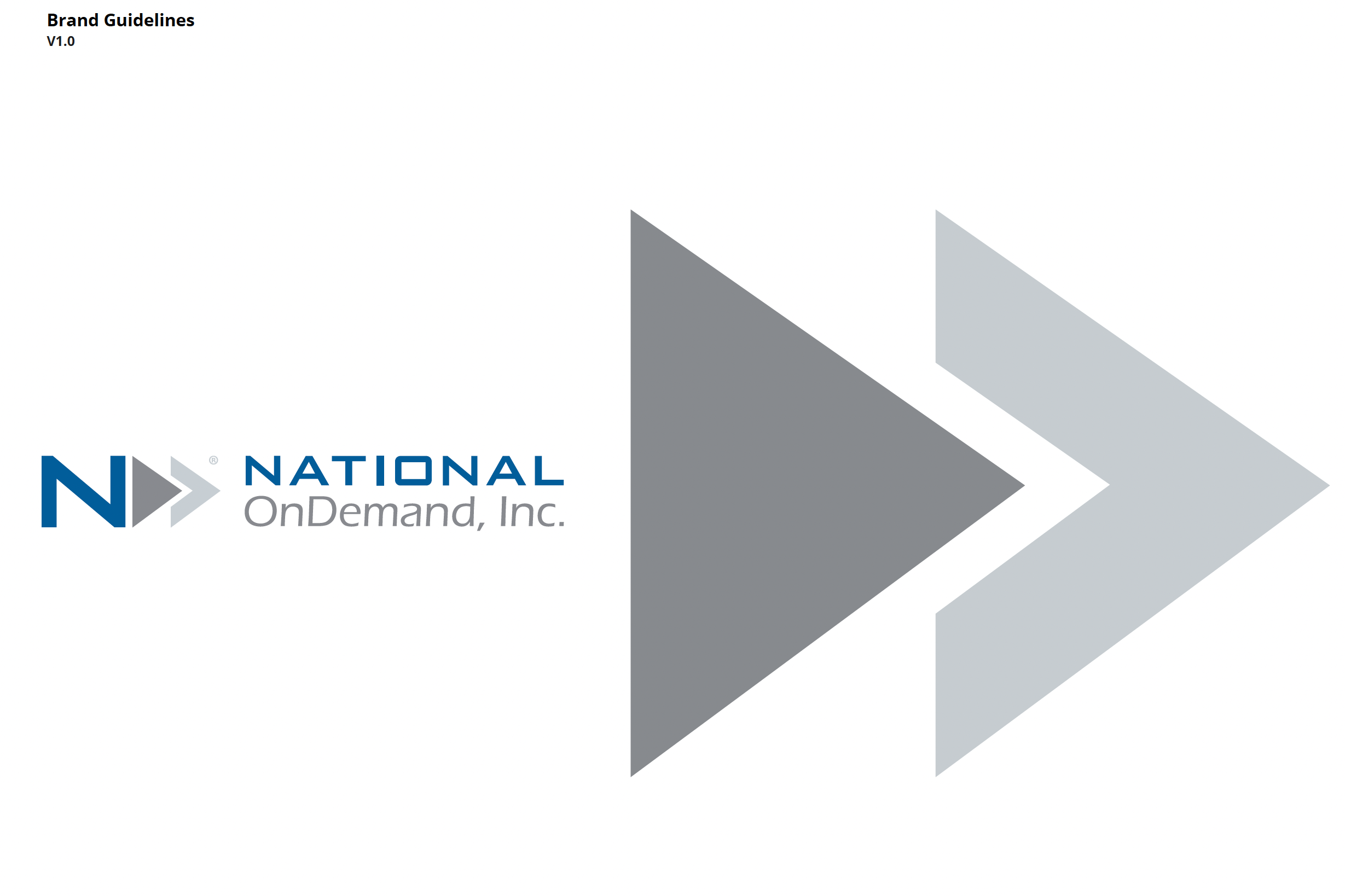 National OnDemand Brand Guidelines